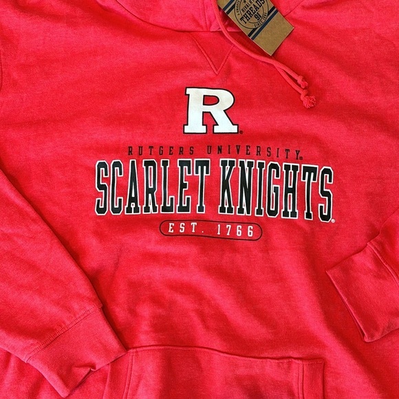 Rutgers university red hoodie new - Picture 2 of 3